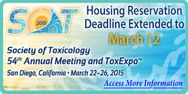 和记H88将参与美国第54届毒理协会年度会议及展览会