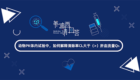 动物PK体内试验中，若何诠释断根率CL大于肝血流量Qh