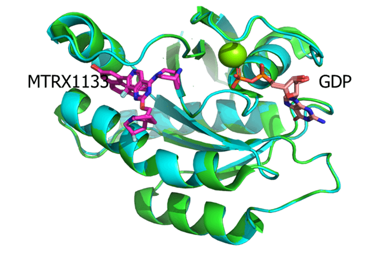KRAS-G12D-RTX1133-共结晶与MRTX1133（7RPZ，PDB）的结构比力.png